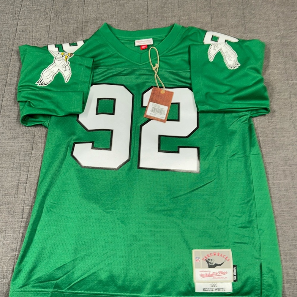 Selling this eagles Reggie white jersey